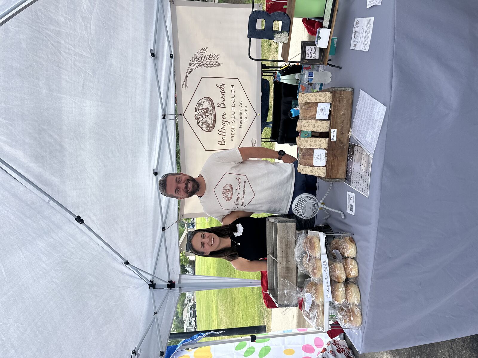 Bollinger Breads at the farmers market
